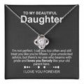 My Beautiful Daughter - Necklace With Message