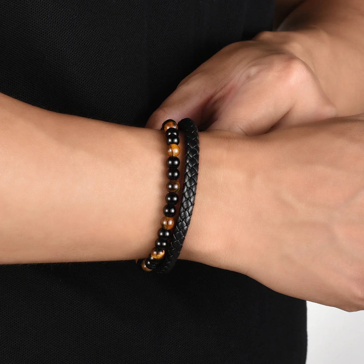 To My Son - The Guardian - Tiger's Eye Bracelet Gift