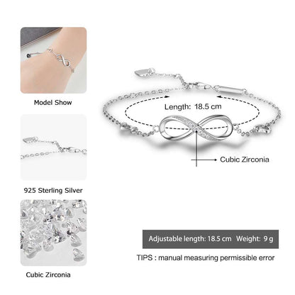 Endless Love - Sterling Silver Bracelet