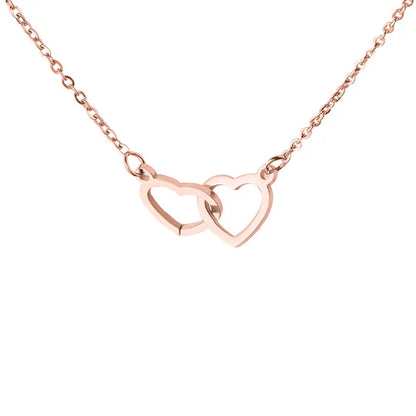 Engraved Heart Necklace - With Real Rose Bear Giftbox