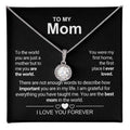 To My Mom - First Home - Eternal Hope Necklace