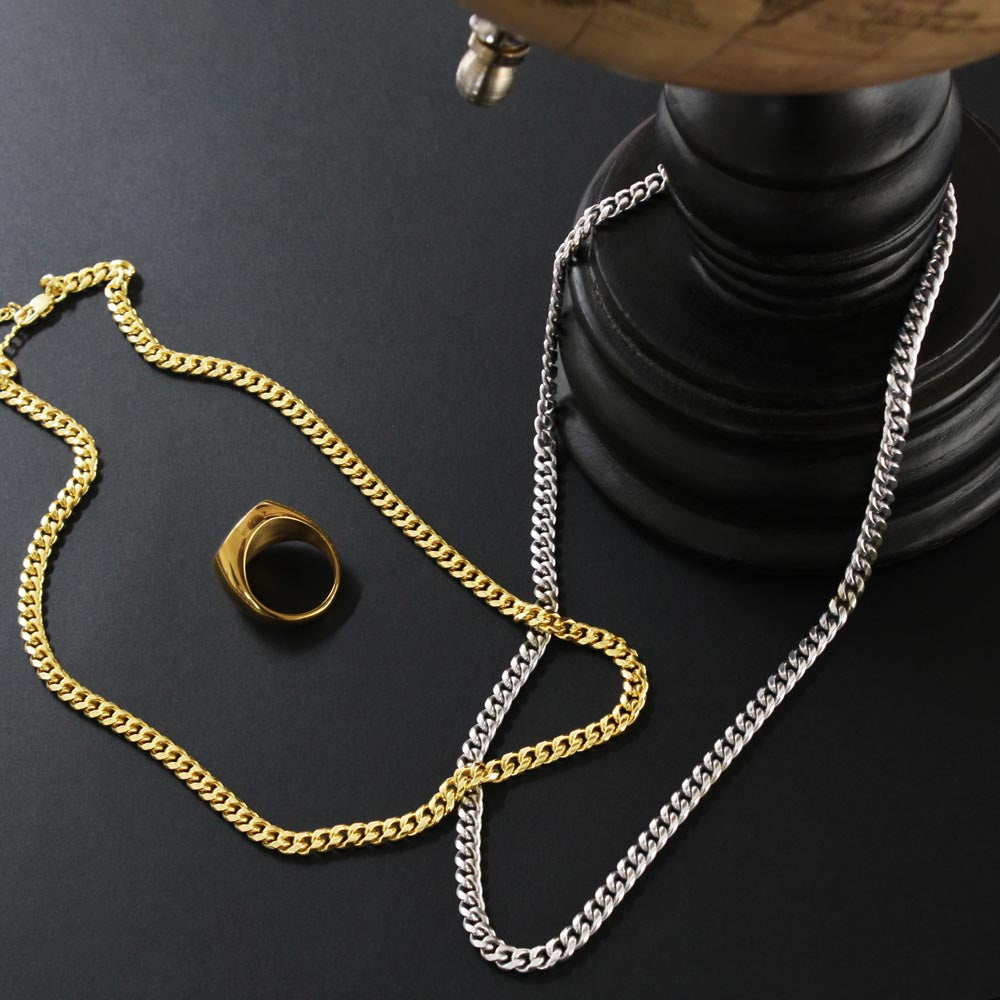 Sorry - Be The Light - Cuban Chain Link Necklace