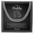 Dad I'll always be your little girl - Cuban Chain Link