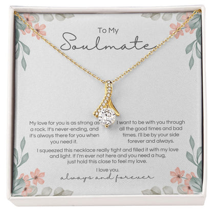 To My Soulmate - Strong As A Rock - Pendant - Design 2