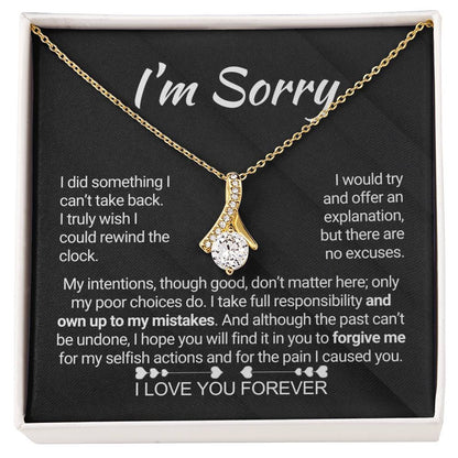 Apology Necklace Alluring Beauty