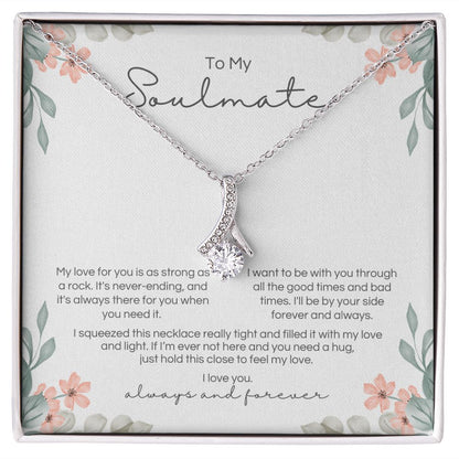 To My Soulmate - Strong As A Rock - Pendant - Design 2