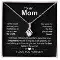 To My Mom - First Home - Alluring Beauty Necklace