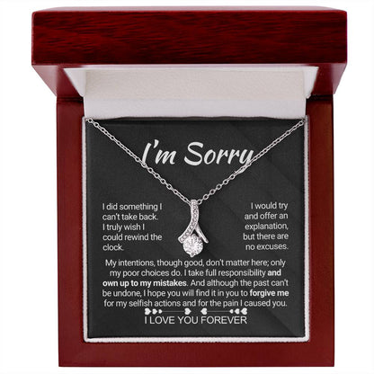 Apology Necklace Alluring Beauty