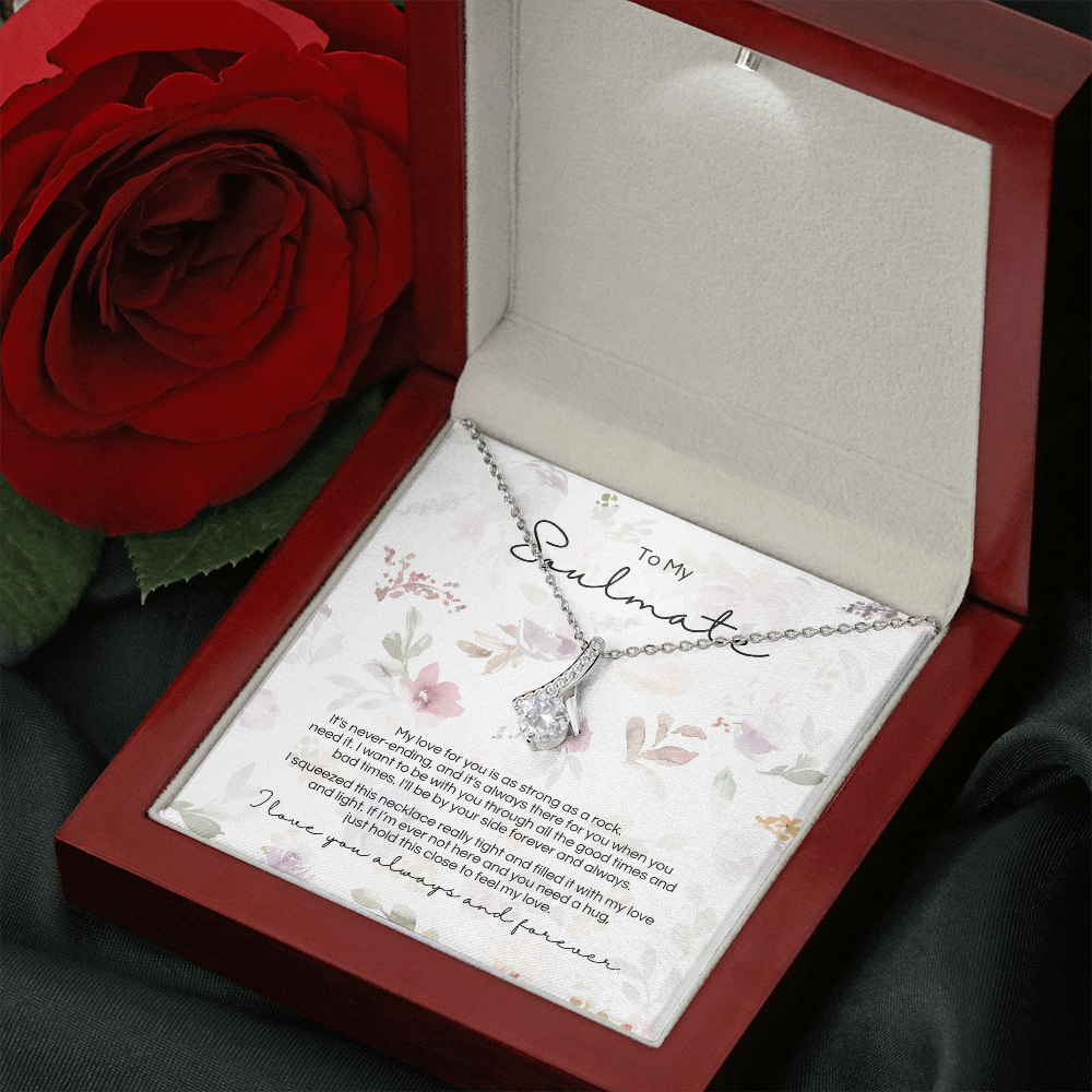 To My Soulmate - Strong As A Rock - Pendant - Design 3