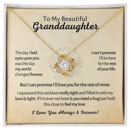 My Beautiful Granddaughter - Love & Light - Love Knot 5