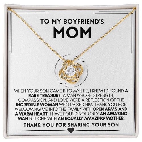 Boyfriend's Mom Necklace - Rare Treasure - Love Knot