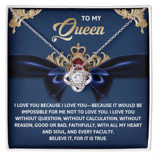 Queen - Every Faculty - Love Knot Necklace