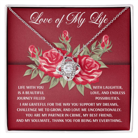 Soulmate - Endless Possibilities - Love Knot Necklace