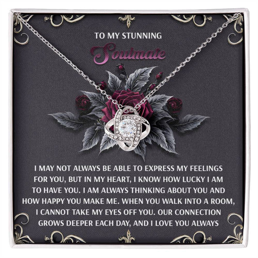 Soulmate - Eyes Off You - Love Knot Necklace