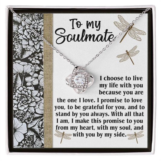 Soulmate - Make This Promise - Love Knot Necklace