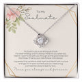 To My Soulmate - Strong As A Rock - Love Knot - Design 2