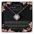 Mother Of The Groom - Love Knot Necklace - To My Wonderful Mother-In-Law