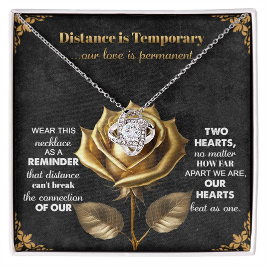 Soulmate - Love Is Permanent - Love Knot Necklace