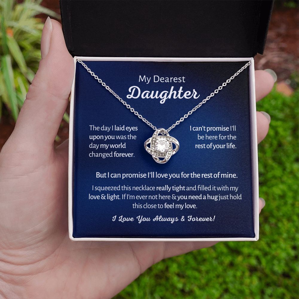 Dearest Daughter - Love & Light - Love Knot Necklace