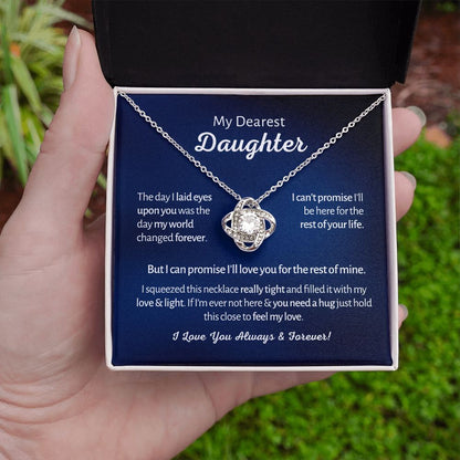 Dearest Daughter - Love & Light - Love Knot Necklace