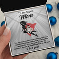 Mom - A Fearless Woman - Love Knot Necklace