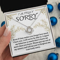 Sorry - It Hurts Me - Love Knot Necklace