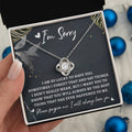 Sorry - The Best Thing - Love Knot Necklace