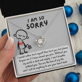 Sorry -  Dark And Empty - Love Knot Necklace