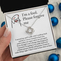 Sorry - Make Things Right - Love Knot Necklace
