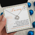 Sorry - Another Chance - Love Knot Necklace