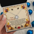 Thanksgiving - Put Into Words - Love Knot Necklace