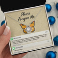 Sorry - In Your Heart - Love Knot Necklace