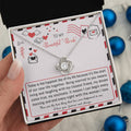 Bride - The Happiest Day - Love Knot Necklace