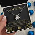 Sorry - Without You - Love Knot Necklace