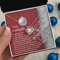 Granddaughter - Moon And Back - Love Knot Necklace