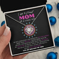 Mom - Proud Mom - Love Knot Necklace