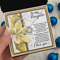 Daughter - Blessed To Call - Love Knot Necklace