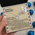 Sorry - Makes Me Sad - Love Knot Necklace