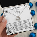 Sorry - Care For You - Love Knot Necklace