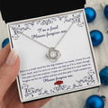 Sorry - I'm A Fool - Love Knot Necklace