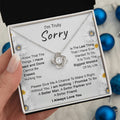 I’m Truly Sorry - Love Knot Necklace