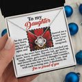 Daughter - A Deeper Love - Love Knot Necklace