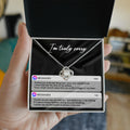 Sorry - Away From You - Love Knot Necklace