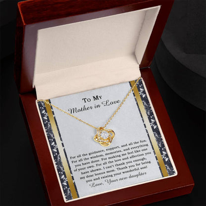 Mother-in-law - Of Your Own - Love Knot Necklace