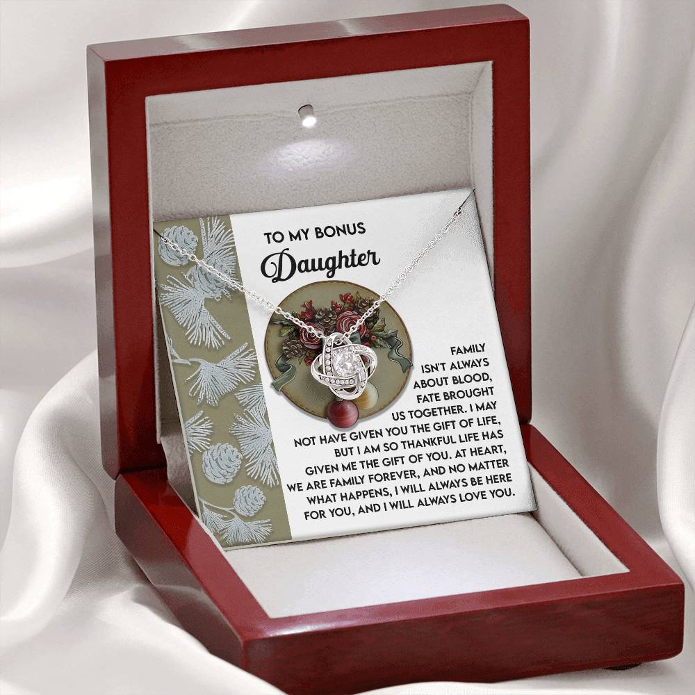 Bonus Daughter - Gift Of You - Love Knot Necklace