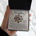 Daughter - Precious Gift - Interlocking Hearts