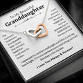 My Beautiful Granddaughter - My Love & Light - Interlocking Hearts