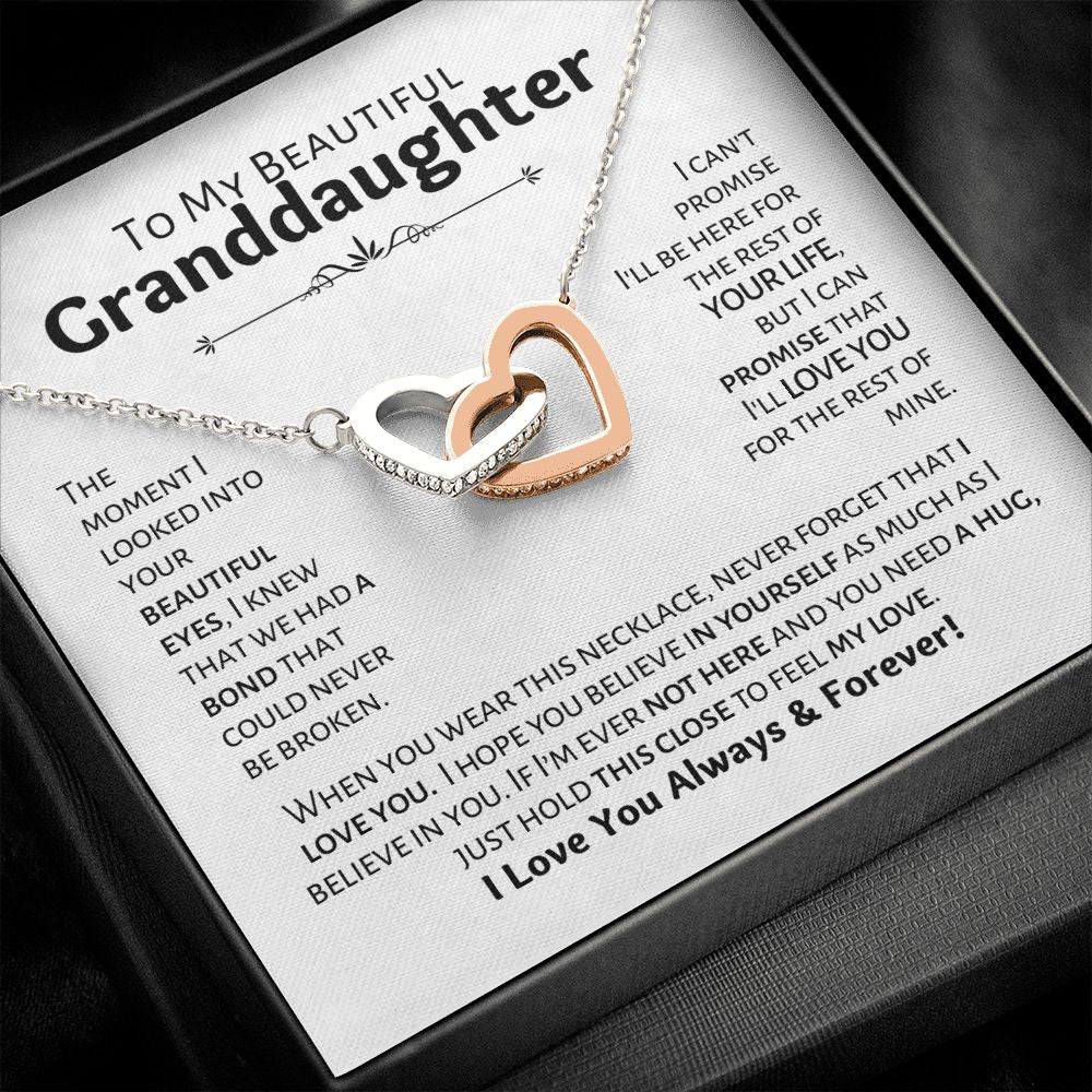 My Beautiful Granddaughter - Love & Light - Interlocking Hearts S9jw