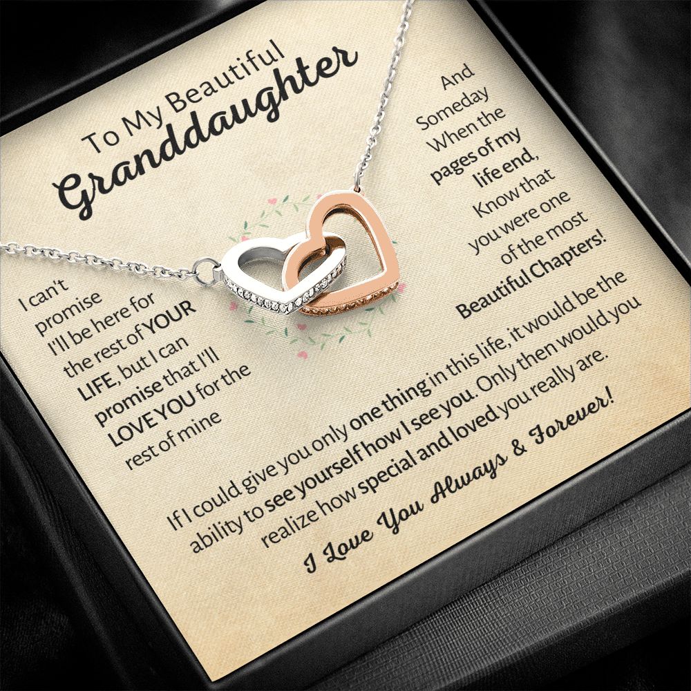 My Beautiful Granddaughter - See Yourself - Interlocking Hearts 6
