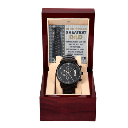 Dad - That Man - Metal Chronograph Watch